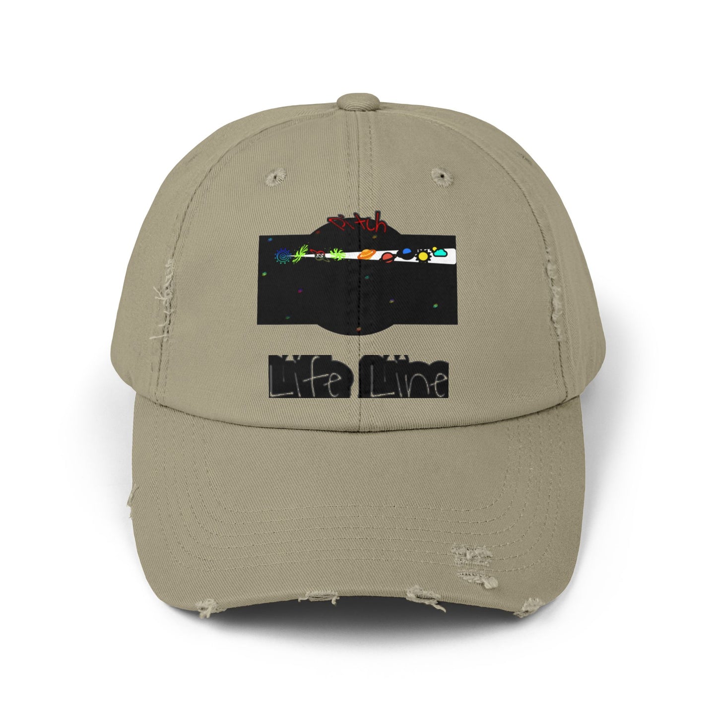 Pitch Distressed Cap