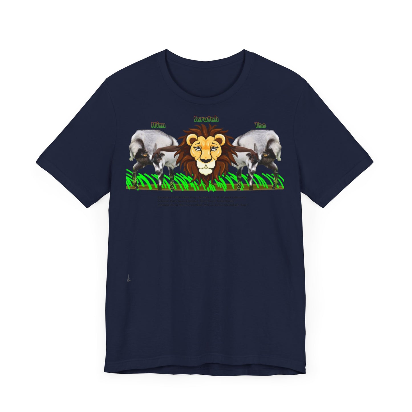 Pitch Lion Graphic Tee - Unisex Wildlife Art