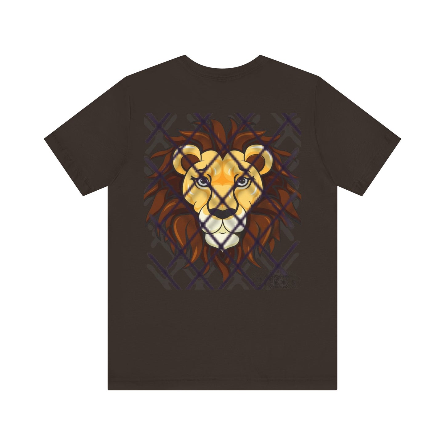 Pitch Lion Graphic Tee - Unisex Wildlife Art