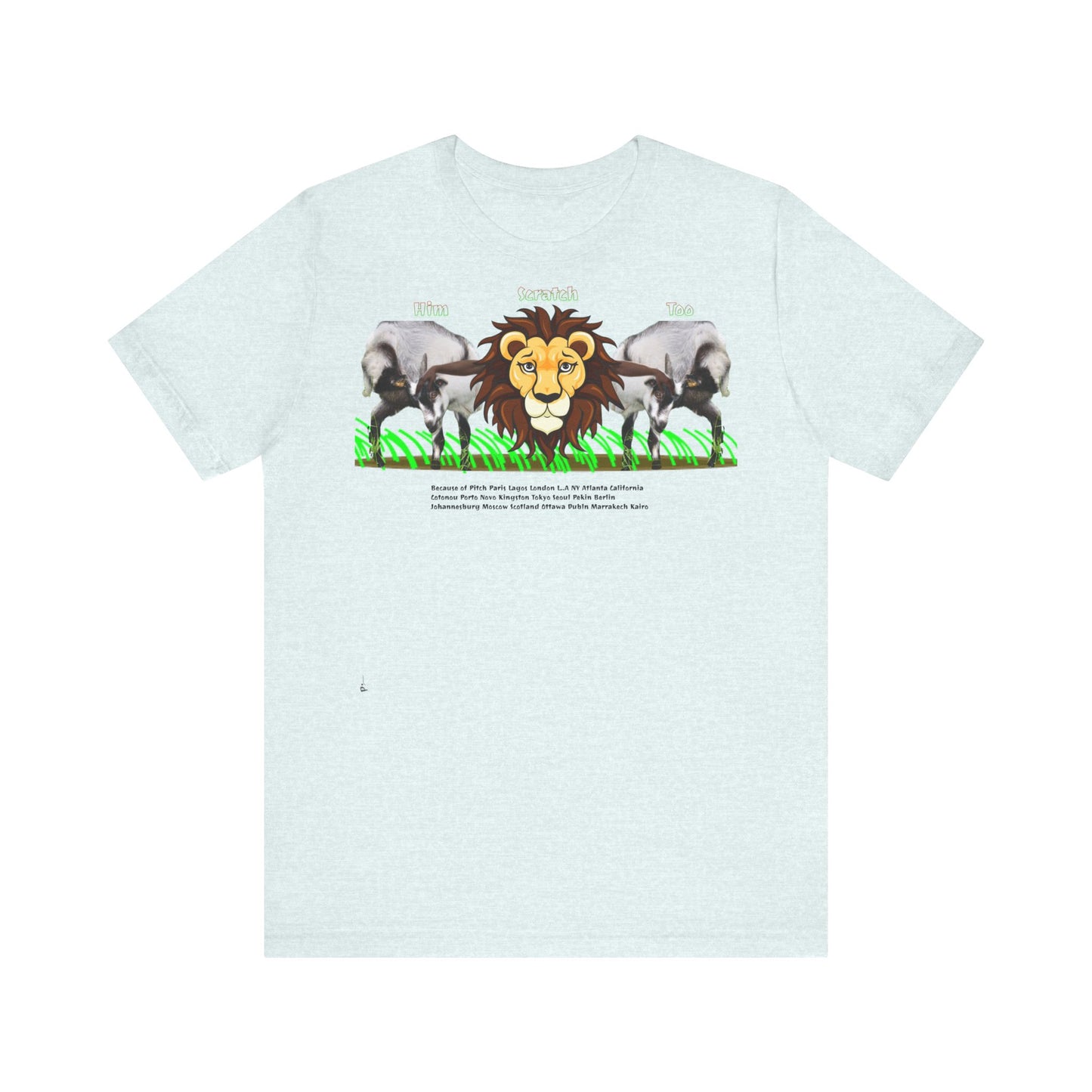 Pitch Lion Graphic Tee - Unisex Wildlife Art