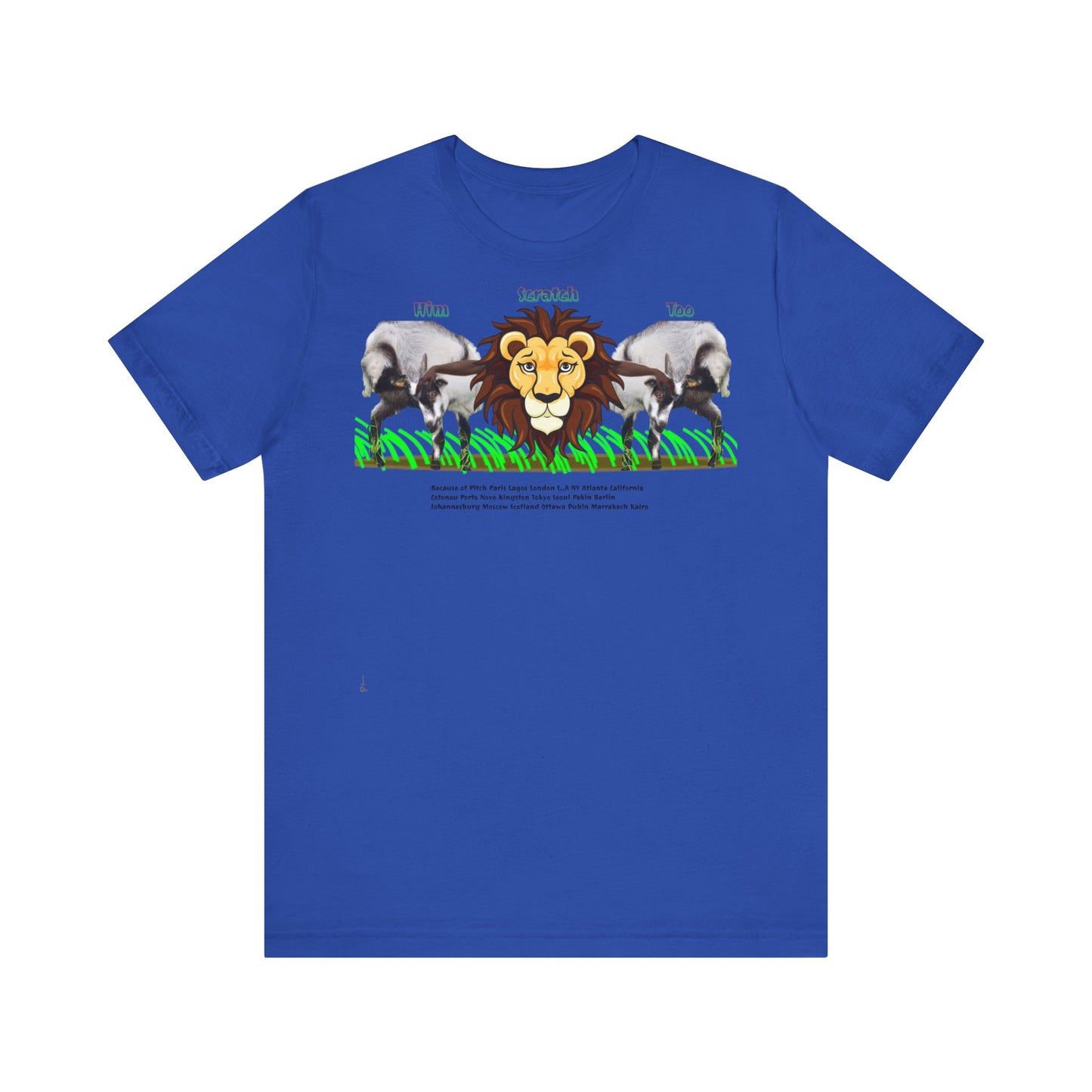 Pitch Lion Graphic Tee - Unisex Wildlife Art