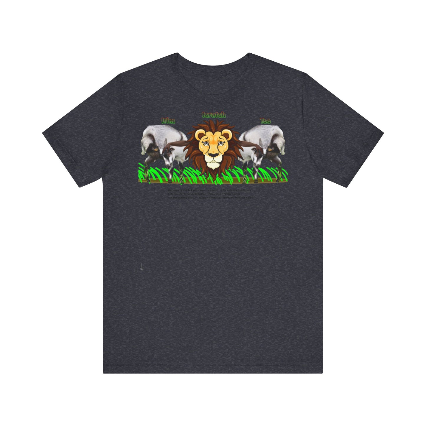 Pitch Lion Graphic Tee - Unisex Wildlife Art