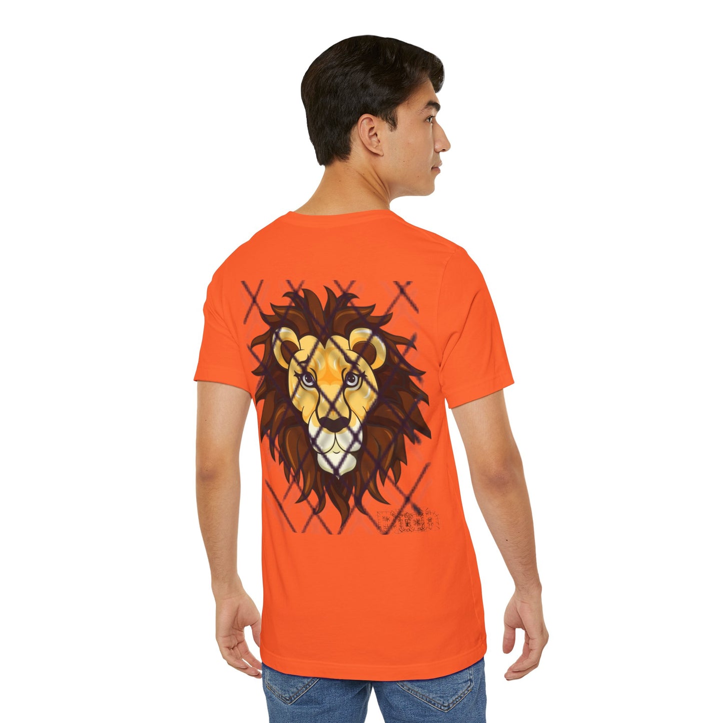 Pitch Lion Graphic Tee - Unisex Wildlife Art