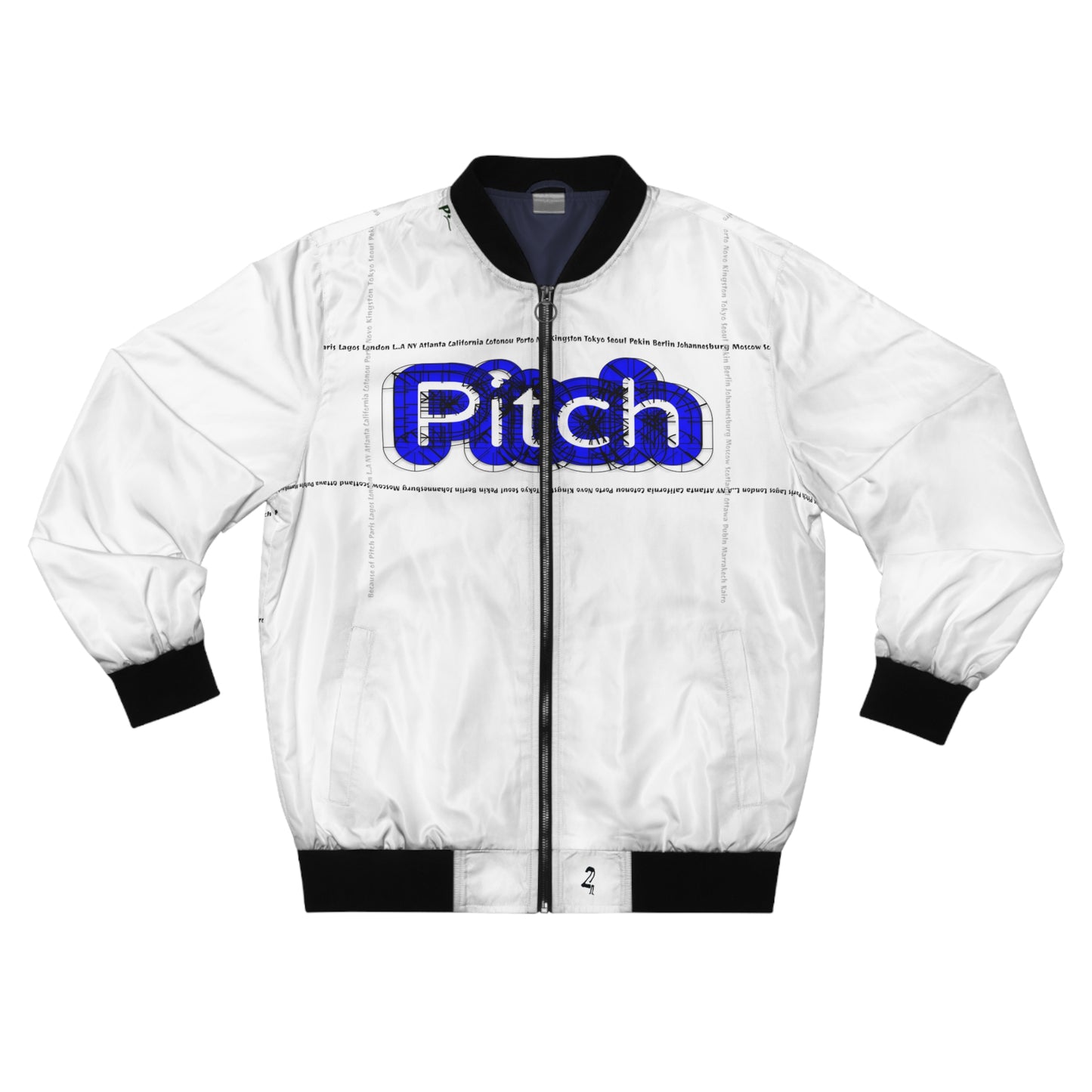 Pitch Graphic Follows Bomber Jacket