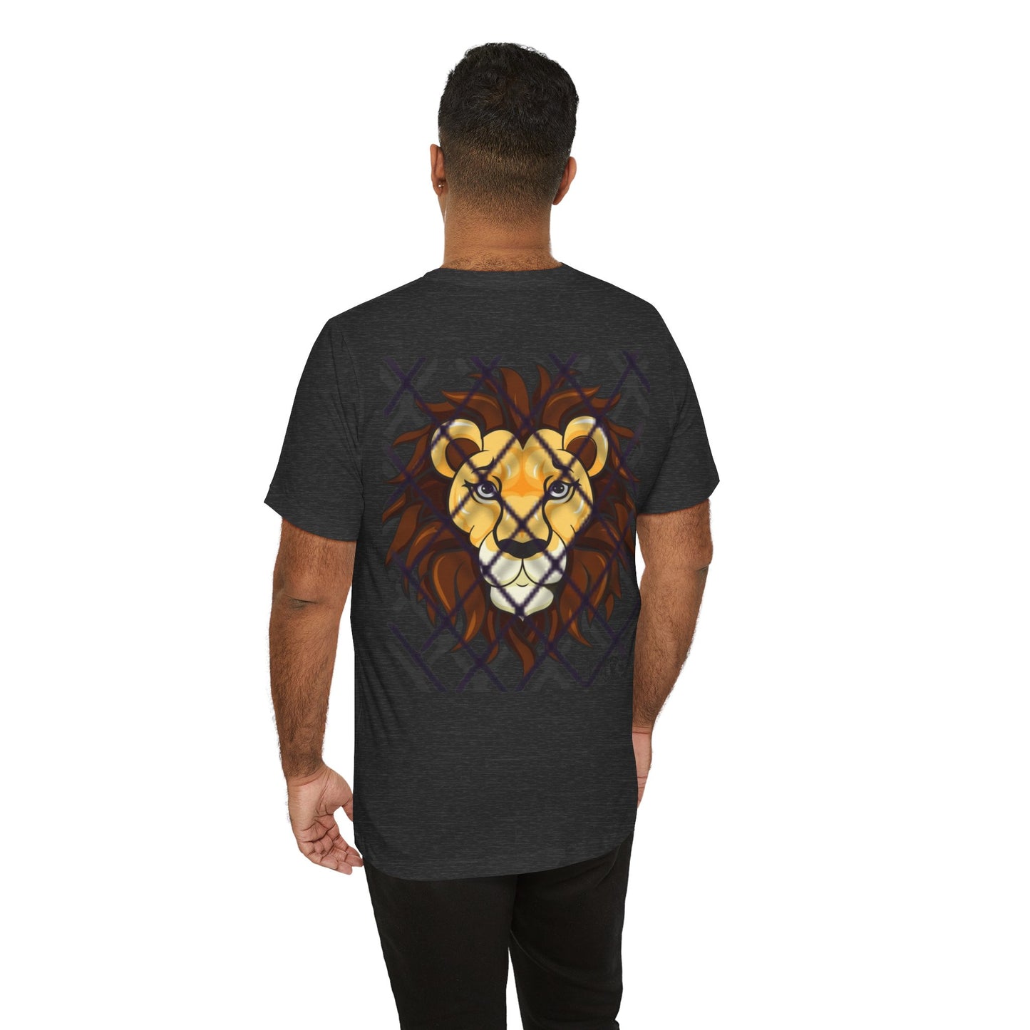 Pitch Lion Graphic Tee - Unisex Wildlife Art