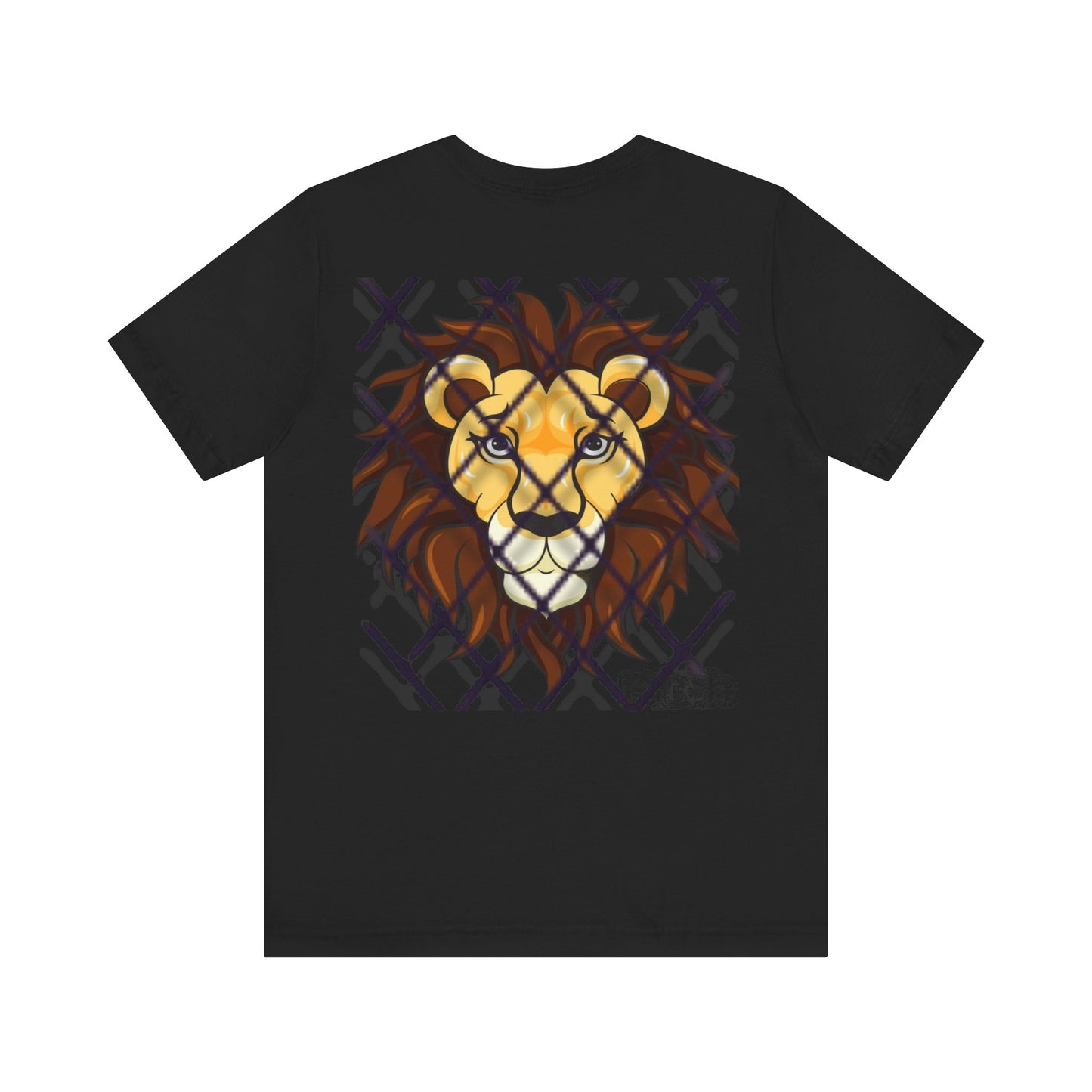 Pitch Lion Graphic Tee - Unisex Wildlife Art