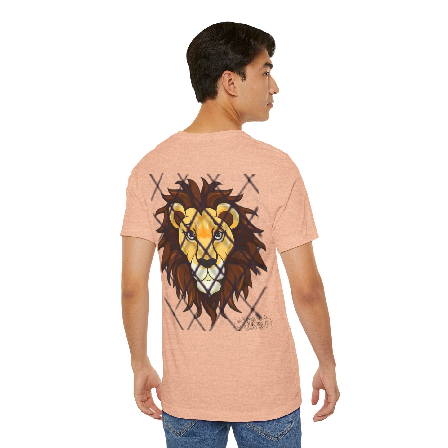 Pitch Lion Graphic Tee - Unisex Wildlife Art