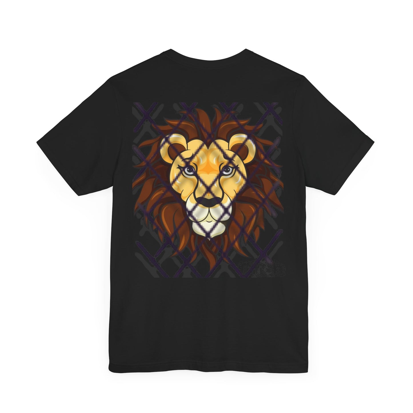 Pitch Lion Graphic Tee - Unisex Wildlife Art