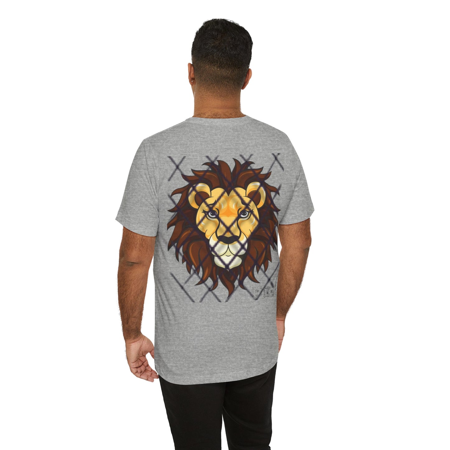 Pitch Lion Graphic Tee - Unisex Wildlife Art