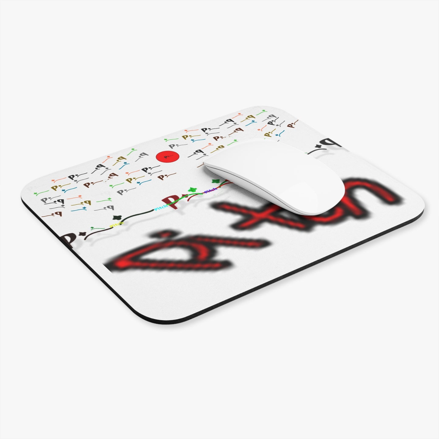 Colorful Pitch Sports Mouse Pad - Perfect for Gamers and Sports Enthusiasts